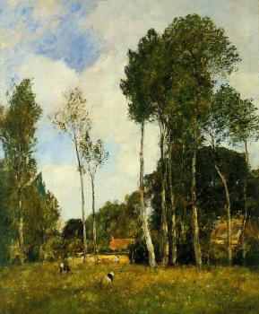 Eugene Boudin : Oiseme Landscape, near Chartres